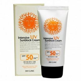 Солнцезащитный крем Intensive UV Sun Block Cream SPF 50+ PA+++, 70 мл